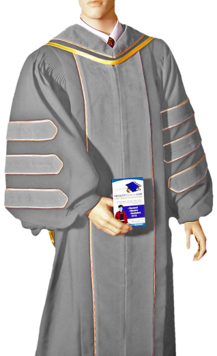 Design your own custom doctoral gown or academic robe